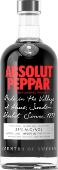 Absolut Peppar Flavored Vodka 750ml