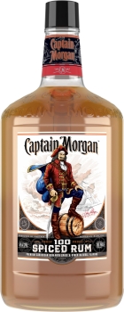 Captain Morgan Black 100 Proof Cask Spiced Rum 1.75L