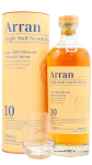 Arran - Branded Glass & 10 year old Whisky 70CL