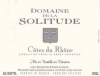 Domaine de la Solitude - Côtes du Rhône 2017 750ml