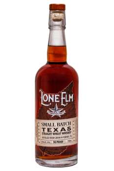 Lone Elm Whiskey Straight Wheat Small Batch Texas 750ml