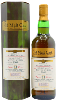 Miltonduff - Old Malt Cask 25th Anniversary Single Cask #56881 2009 13 year old Whisky 70CL