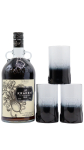 Kraken - Glasses & Black Spiced (1.75 Litre) Rum