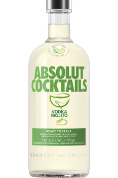 Absolut Vodka Cocktails Mojito Rtd 750ml