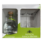 Patron Tequila Silver Gift Pack W/ 2 Glasses 750ml