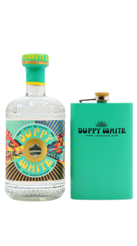 Duppy Share - (Kano) Branded Hip Flask & White Rum 70CL