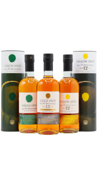 Irish Spot - Gold- Green & Yellow Spot Whiskey Bundle Irish 3 x 70cl Whiskey