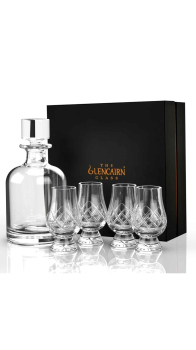 Glencairn - Whisky Decanter & 4 Cut Glasses Set