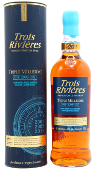 Trois Rivieres - Triple Millesime 2001- 2005 & 2011 Rum 70CL