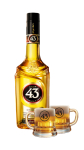 Licor 43 - Mini Beer Shot Glasses & Original Spanish Liqueur 70CL