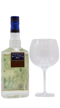 Martin Miller's - Copa Glass & Westbourne Strength Gin 70CL