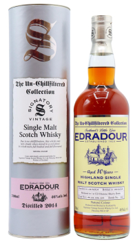 Edradour - Signatory Vintage - Single Malt Scotch 2014 10 year old Whisky 70CL