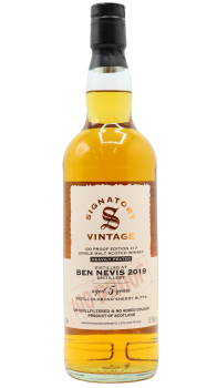 Ben Nevis - Signatory Vintage - Heavily Peated 100 Proof Edition 2019 5 year old Whisky 70CL