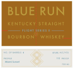 Blue Run Flight Series II Miami Sunset Kentucky Straight Bourbon Whiskey 750ml