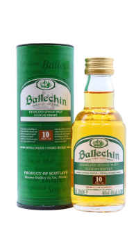 Ballechin - Peated Single Malt Scotch Miniature 10 year old Whisky 5CL