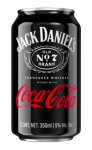 Jack Daniels Whiskey With Coca-cola 4x355ml Cans