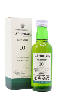 Laphroaig - Islay Single Malt Miniature 10 year old Whisky 5CL