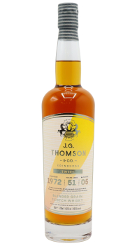 J.G. Thomson - Blended Grain Scotch 1972 51 year old Whisky 70CL