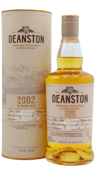 Deanston - Organic American Oak 2002 20 year old Whisky 70CL