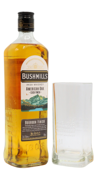 Bushmills - Highball Glass & American Oak Cask Finish Irish Whiskey 70CL