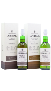 Laphroaig - Elements 1.0 & 2.0 Bundle 2 x 70cl Whisky