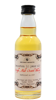 Deanston - Secret Spirits - Single Cask #900038 Miniature 2009 10 year old Whisky