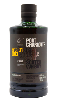 Port Charlotte - SYC:01 Heavily Peated Syrah Cask 10 year old Whisky 70CL