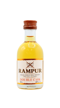 Rampur - Double Cask - Indian Single Malt Miniature Whisky 5CL