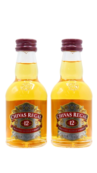 Chivas Regal - Blended Scotch Miniatures 2 x 5cl 12 year old Whisky