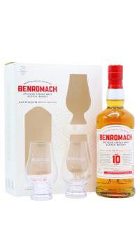 Benromach - Speyside Single Malt Glass Pack 10 year old Whisky 70CL