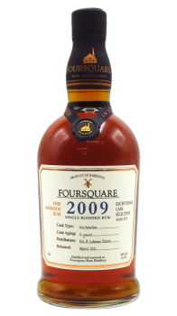 Foursquare - Exceptional Cask Selection Mark XVII - Cask Strength 2009 12 year old Rum