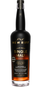 New Riff Whiskey Single Malt Sour Mash Barrel Proof Kentucky 750ml