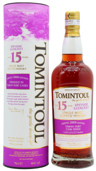 Tomintoul - Small Batch Tawny Port Cask Finish 2008 15 year old Whisky 70CL