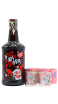 Dead Man's Fingers - Skull Shot Glasses & Spiced Halloween 2024 Edition Rum 70CL