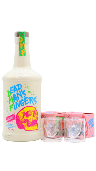 Dead Man's Fingers - Skull Shot Glasses & Coconut Rum 70CL