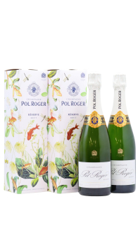 Pol Roger - 2 x 75cl Brut Reserve Champagne