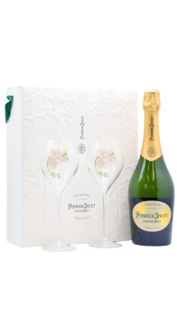 Perrier Jouet - Grand Brut & 2 Flutes Gift Set Champagne 75CL