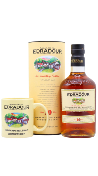 Edradour - Coffee Mug & Distillery Edition Single Malt 10 year old Whisky 70CL