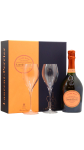 Laurent Perrier - Cuvee Rose Brut Champagne Flute Glass Pack Champagne 75CL