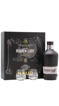 Naud - Hidden Loot Original Spiced Glass Pack Rum 70CL