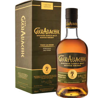 Glenallachie Scotch Single Malt Virgin Hangarian Oak Finish Speyside 7yr 700ml