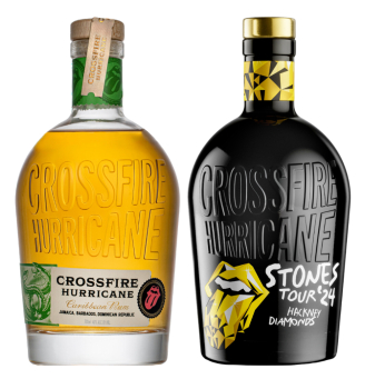 Crossfire Hurricane By Stones Rum ( Original, Hackney Diamonds) Caribbean 2x750ml