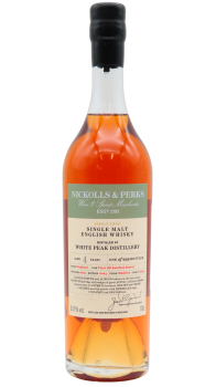 White Peak - Nickolls & Perks - Single Madeira Cask #23033 2019 4 year old Whisky 70CL