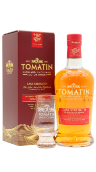 Tomatin - Glencairn Glass & Cask Strength Highland Single Malt Scotch Whisky 70CL