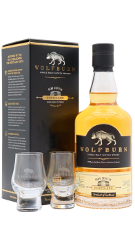 Wolfburn - Tasting Glasses & Northland Highland Single Malt Scotch Whisky 70CL