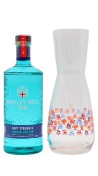 Whitley Neill - Carafe & Navy Strength London Dry Gin 70CL