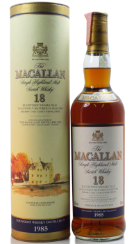 Macallan - Single Highland Malt 1985 18 year old Whisky 70CL