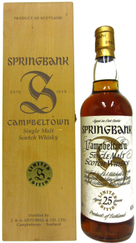 Springbank - Millennium Malt 1973 25 year old Whisky 70CL