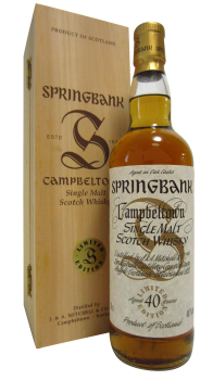 Springbank - Millennium Malt 40 year old Whisky 75CL