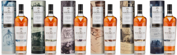 Macallan - James Bond 60th Anniversary Release Decades I-VI 6 x 70cl Whisky